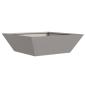 Preview: Metall Pflanzer Verwitterter Stahl 50 x 50 x 15 cm