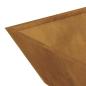 Preview: Metall Pflanzer Verwitterter Stahl 50 x 50 x 15 cm