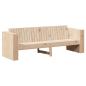 Preview: Garten Sofa 3-Sitzer Natur Massivholz Kiefer Mittel Langlebig