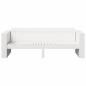 Preview: Garten-Sofa 3-Sitzer Weiß Holz Mittel Langlebig Outdoor-Sofa