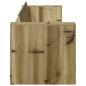 Preview: ARDEBO.de - Garten-Sofa 3-Sitzer 185.5x60x62 cm Imprägniertes Kiefernholz