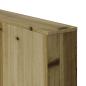 Preview: Garten-Sofa 3-Sitzer 185.5x60x62 cm Imprägniertes Kiefernholz