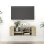 Preview: ARDEBO.de - TV-Wandschrank Sonoma-Eiche 102x35x35 cm Holzwerkstoff