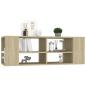Preview: TV-Wandschrank Sonoma-Eiche 102x35x35 cm Holzwerkstoff