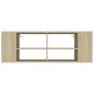 Preview: TV-Wandschrank Sonoma-Eiche 102x35x35 cm Holzwerkstoff