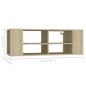 Preview: TV-Wandschrank Sonoma-Eiche 102x35x35 cm Holzwerkstoff