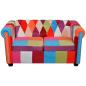 Preview: Chesterfield-Sofa 2-Sitzer-Sofa Stoff