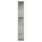 Preview: Bücherregal Raumteiler Betongrau 60x24x155 cm