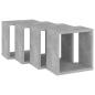 Preview: Würfelregale 4 Stk. Betongrau 26x15x26 cm