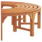 Preview: Outdoor Baum Bank 160 cm Massivholz Eukalyptus