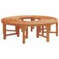 Preview: Outdoor Baum Bank 160 cm Massivholz Eukalyptus