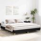 Preview: Bettgestell Schwarz Eiche 180x200 cm Hergestelltes Holz