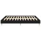 Preview: Bettgestell Schwarz Eiche 180x200 cm Hergestelltes Holz