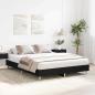 Preview: Bettgestell Schwarz-Eiche 150x200 cm Sperrholz