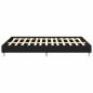 Preview: Bettgestell Schwarz-Eiche 150x200 cm Sperrholz