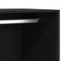 Preview: Kleiderschrank in Schwarz und Eiche, 100x50x200 cm, aus Holzwerkstoff