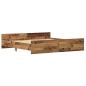 Preview: Bettgestell Altholz 200x200 cm Holzwerkstoff