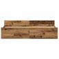 Preview: Bettgestell Altholz 200x200 cm Holzwerkstoff