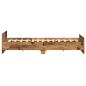 Preview: Bettgestell Altholz 200x200 cm Holzwerkstoff