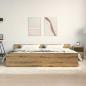Preview: Bettgestell Artisan Eiche 200x200 cm Holzwerkstoff