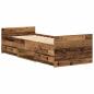 Preview: Bettgestell ohne Matratze Altholz 75x190 cm Holzwerkstoff