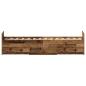Preview: Bettgestell ohne Matratze Altholz 75x190 cm Holzwerkstoff