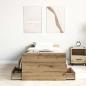 Preview: Bettgestell ohne Matratze Artisan Eiche 75x190 cm Holzwerkstoff