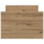 Preview: Bettgestell ohne Matratze Artisan Eiche 75x190 cm Holzwerkstoff