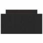 Preview: Bettgestell ohne Matratze Schwarz Eiche 90x200 cm Holzwerkstoff
