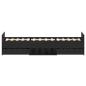 Preview: Bettgestell ohne Matratze Schwarz Eiche 90x200 cm Holzwerkstoff