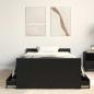 Preview: Bettgestell ohne Matratze Schwarz Eiche 90x190 cm Holzwerkstoff