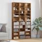 Preview: ARDEBO.de - CD Schrank - Altes Holz - 101x23x177,5 cm - Holzwerkstoff