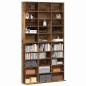 Preview: CD Schrank - Altes Holz - 101x23x177,5 cm - Holzwerkstoff