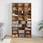 Preview: CD Schrank - Altes Holz - 101x23x177,5 cm - Holzwerkstoff
