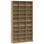Preview: CD-Schrank in Artisan Eiche - 101x23x177.5 cm aus Holzwerkstoff
