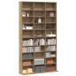 Preview: CD-Schrank in Artisan Eiche - 101x23x177.5 cm aus Holzwerkstoff
