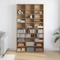 Preview: CD-Schrank in Artisan Eiche - 101x23x177.5 cm aus Holzwerkstoff