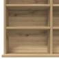 Preview: CD-Schrank in Artisan Eiche - 101x23x177.5 cm aus Holzwerkstoff