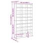 Preview: CD-Schrank in Artisan Eiche - 101x23x177.5 cm aus Holzwerkstoff