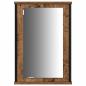 Preview: Waschbeckenunterschrank mit integriertem Becken aus altem Holz und Holzwerkstoff