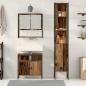 Preview: Waschbeckenunterschrank mit integriertem Becken Altholz Holzwerkstoff