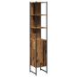 Preview: Waschbeckenunterschrank mit integriertem Becken Altholz Holzwerkstoff