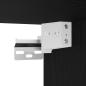 Preview: 4-teiliges TV-Schranksystem Wandmontage Schwarze Eiche modernes Holz