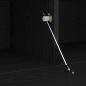 Preview: Nachttisch mit LED-Leuchten Schwarz Eiche 60x35x40 cm Holzwerkstoff