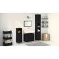 Preview: 3-teiliges Badezimmer Schrank Set Schwarze Eiche Holzwerkstoff