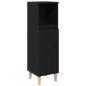 Preview: 3-teiliges Badezimmer Schrank Set Schwarze Eiche Holzwerkstoff