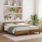 Preview: Bettgestell Rustikales Altholz Massivholz Altholz 200 x 200 cm