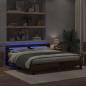 Preview: Bettgestell Rustikales Altholz Massivholz Altholz 200 x 200 cm