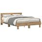 Preview: Eichenbettgestell Artisan Eiche Holzwerkstoff 140 x 200 cm