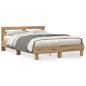 Preview: Eichenbettgestell Artisan Eiche Holzwerkstoff 140 x 200 cm